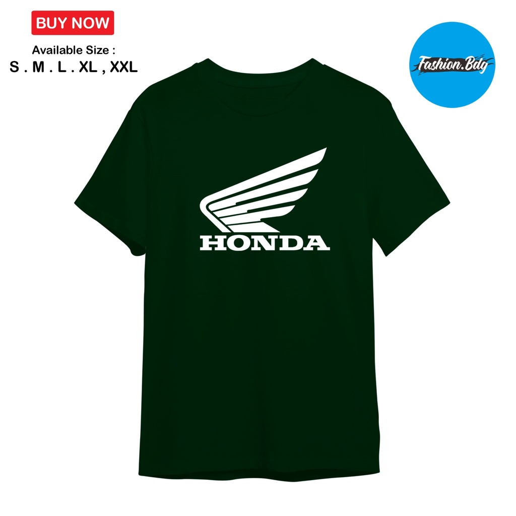 BAJU KAOS HONDA BAHAN KATUN COMBED 30S TERLARIS