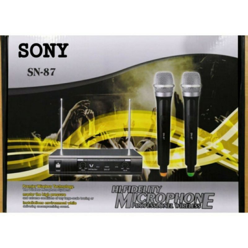 Mic Wireless Sony Sn 87 Microphone Sony SN 87 Suara Vokal Terbaik