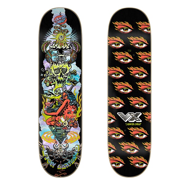 VX Deck Skateboard Santa Cruz &amp;amp; Creature