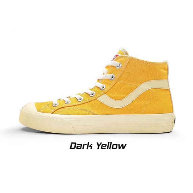 Sepatu Shoes Ventela Public High Cut Dark Yellow Kuning