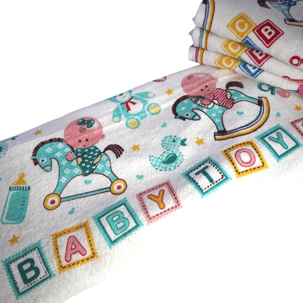 Chalmer Handuk Bayi Karakter / Baby Towel 60x120cm-BabyToysGreen
