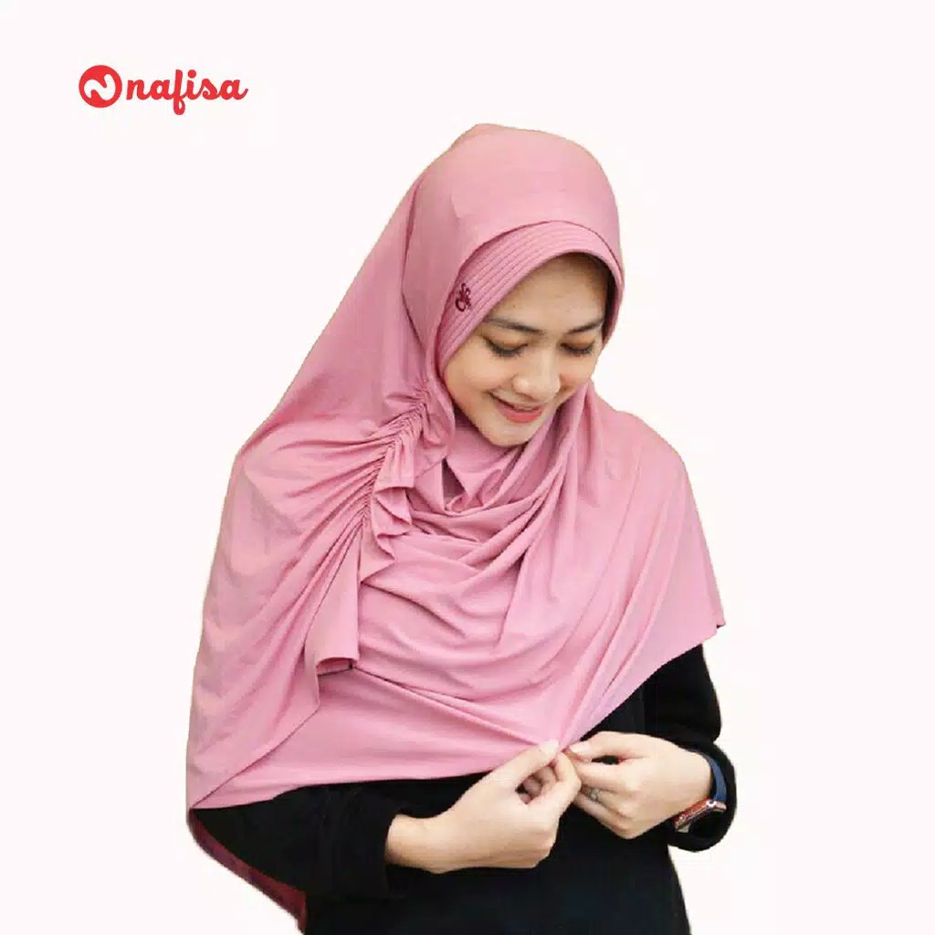 Jilbab Nafisa Sarvenaz/Kerudung Instant/Hijab pastan