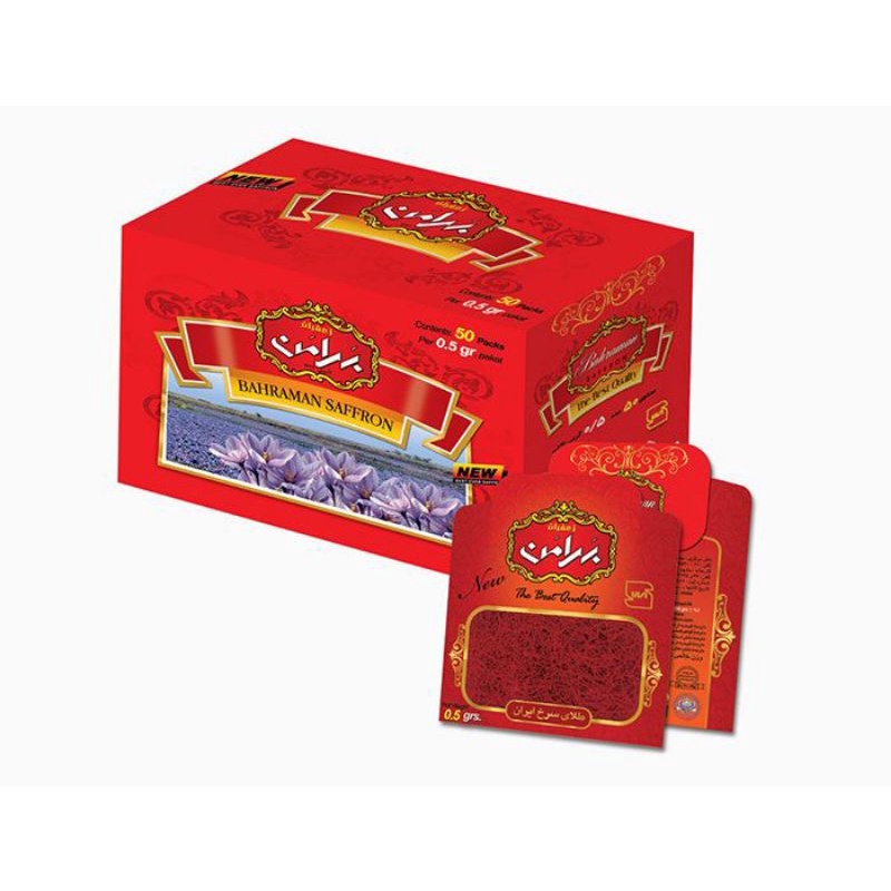 100% SAFFRON BAHRAMAN PER 0,5g SUPER NEGIN