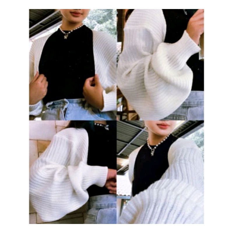 Zstorebdg - Ballero Crop Rajut Tebal