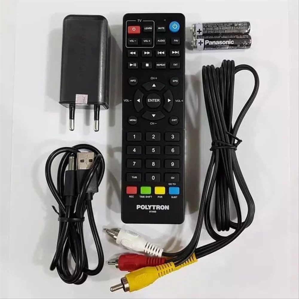 Termurah Polytron PDV-600 Set Top Box DVB T2 Receiver TV Digital Terlaris