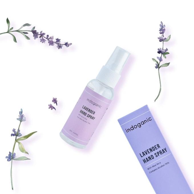 

Indoganic Lavender Hand Spray With Aloe Vera 50 Ml
