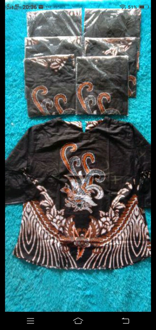 Couple Keluarga Terbaru Tunik Kemeja Batik Anak Seragam Gamis Cod Pekaljaya