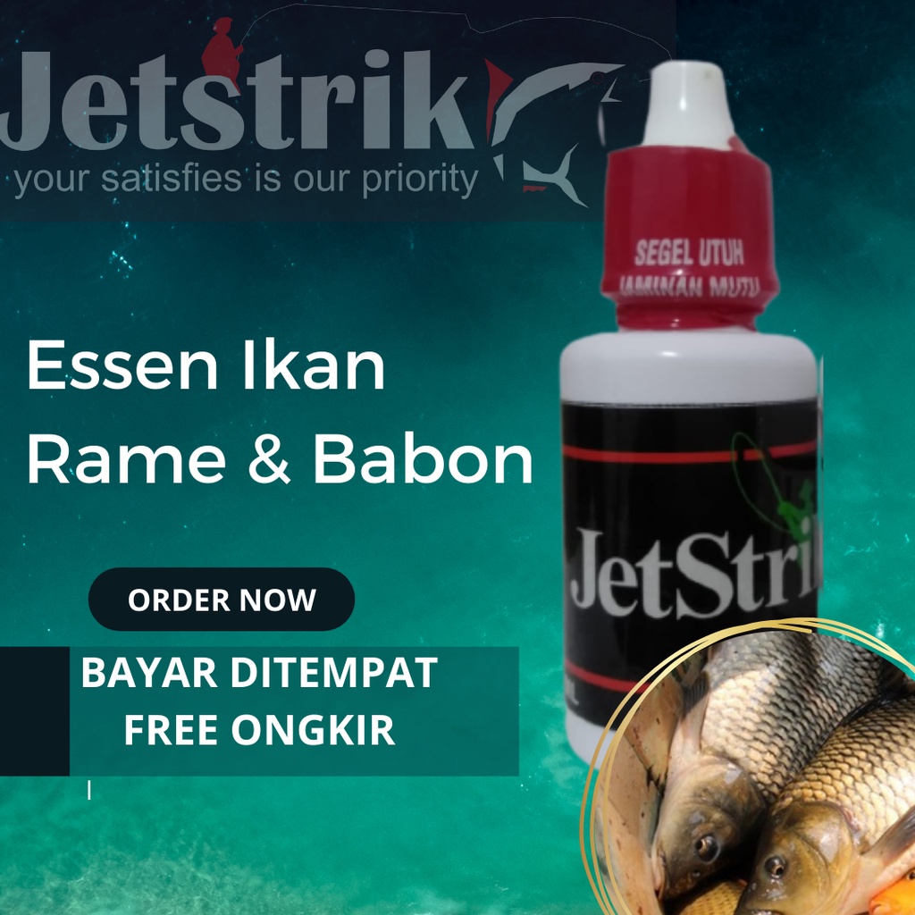 Essen Ikan Jetstrike - Esen Pancing Aroma Amis Gurih & Wangi Seibu Buah Untuk Babon Rame Ikan Mas,Le