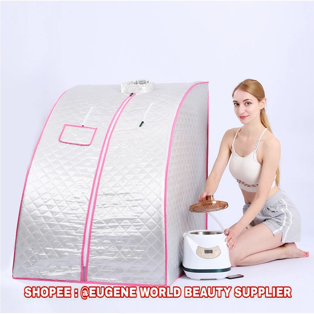 STEAM SPA SAUNA ROOM PORTABLE ALAT SAUNA SPA MANDI UAP SAUNA ROOM PORTABLE SAUNAROOM PORTABLE ALAT S