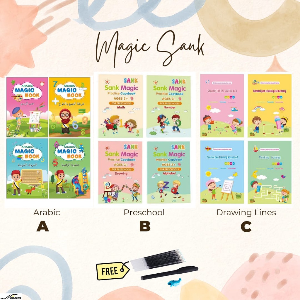 

Termurah Sank Magic Book Prescholl Original