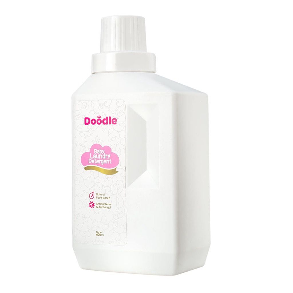 Doodle Detergen Cair Laundry Bayi 600 Ml Natural Plant Based / Deterjen Bayi Aman Lembut Wangi