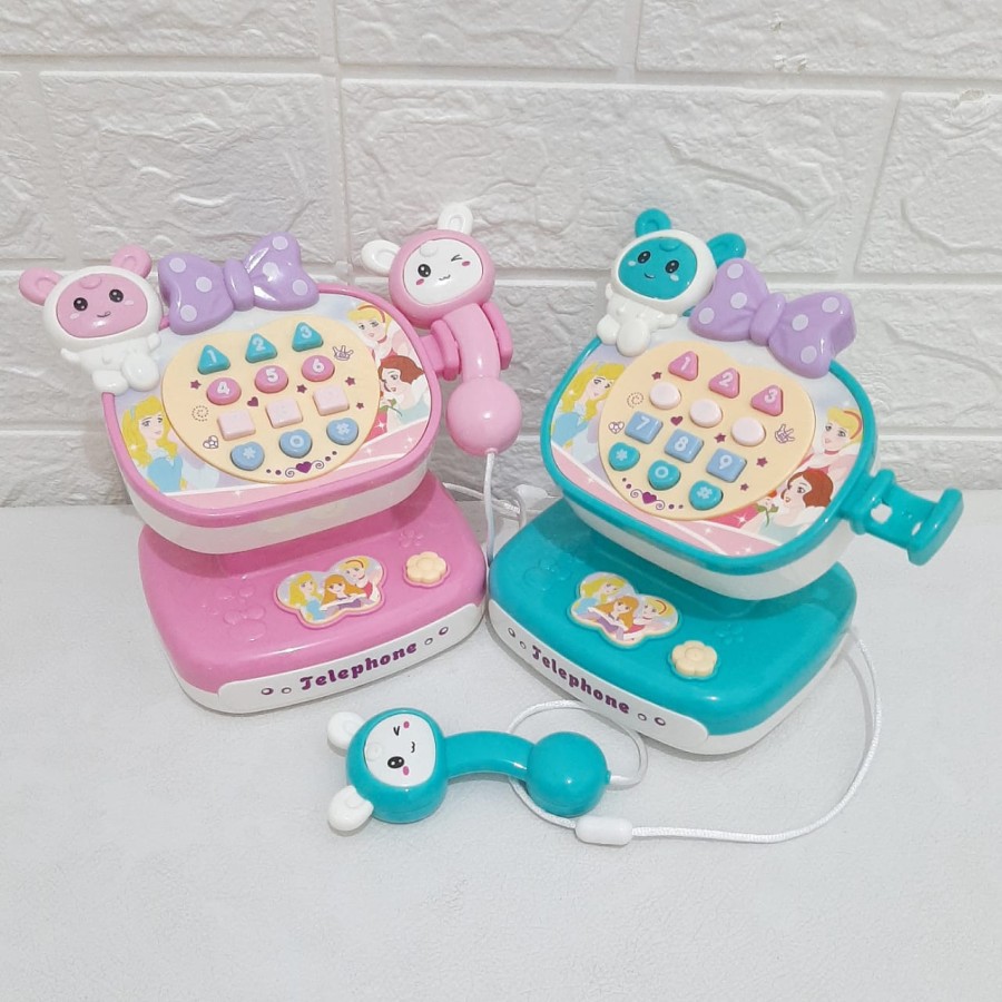MO - TELEPHONE KELINCI FROZEN LOL MAINAN EDUKASI ANAK BALITA BABY KIDS Telpon telepon
