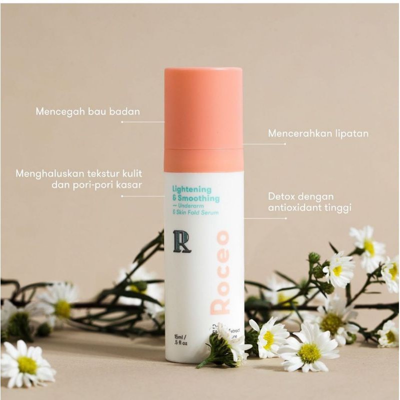 ROCEO Lightening Smoothing Underarm Serum / Activewhite Body Lotion Brightening Moisturizing