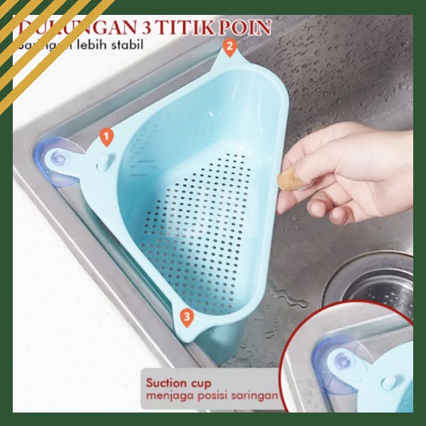 YY014 Saringan Wastafel / Tempat Sampah Wastafel / Tempat Spons Cuci Piring/ Wasfatel Drain IJN