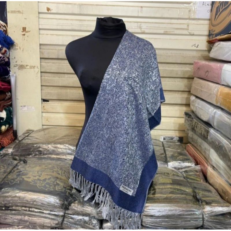 syal motif batik //syal shawl //selendang motif //pashmina motif-2