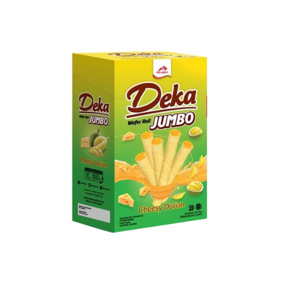 

DEKA WAFER ROLL JUMBO CHEESY DURIAN (BOX ISI 20)