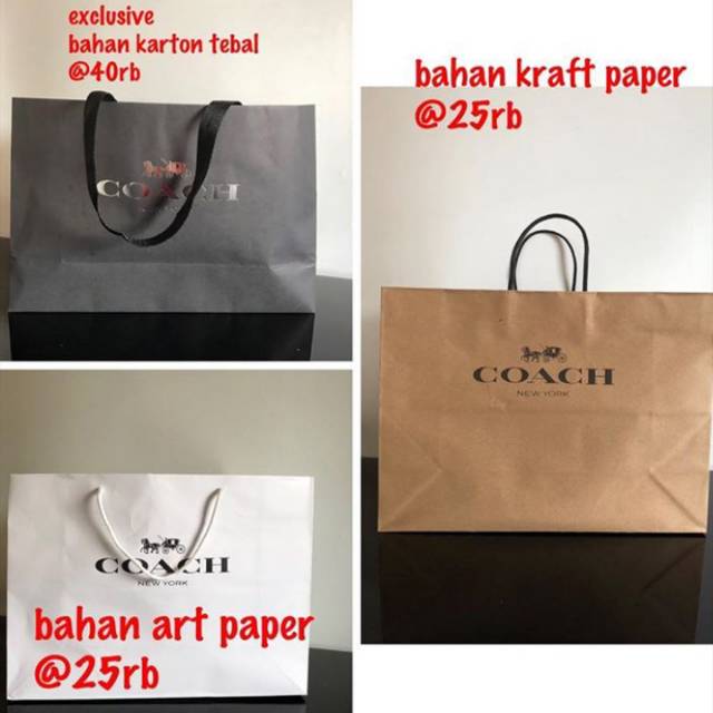 paper bag coach original