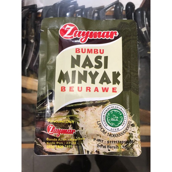 

Bumbu nasi minyak/bumbu masak instan nasi minyak khas Aceh