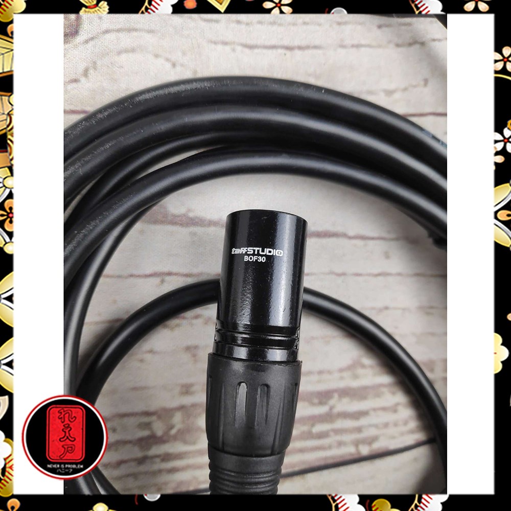 Kabel XLR M/F OFC Microphone Karaoke Shielded - BOF30 Tersedia varian panjang lengkap