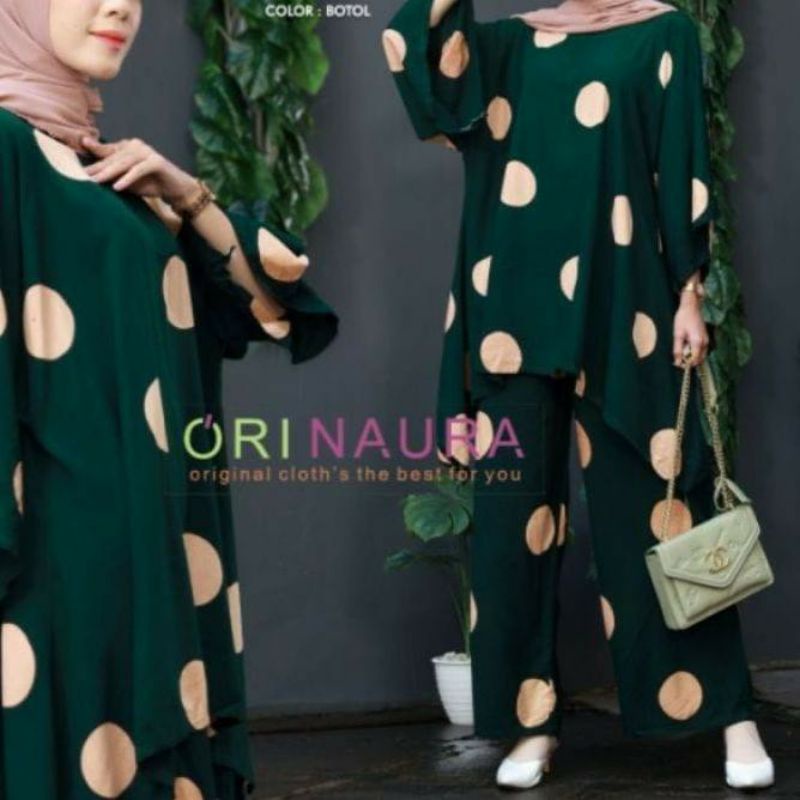 Pakaian Wanita CPLP WAKA WAKA POLKA WANITA TERMURAH