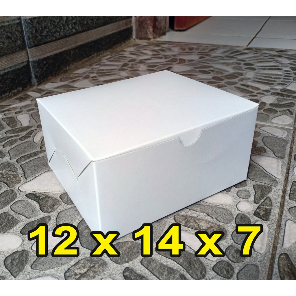 Dus snack / kotak 12x14x7 polos / Box snack tebal / dus snack / kotak snack / Dus / box / kotak