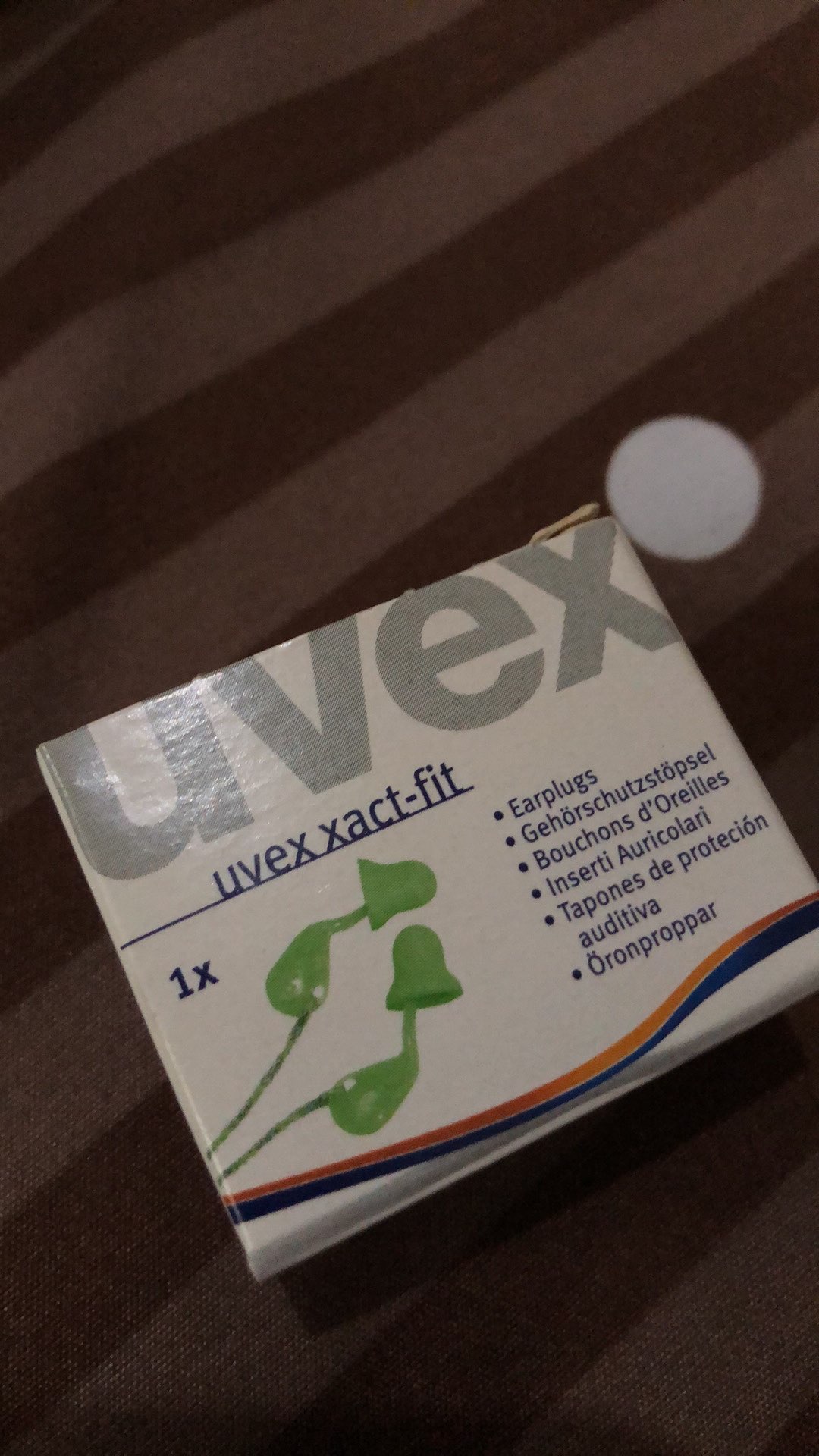 Earplugs Uvex 2124001 Original Germany Xact-fit Disposable Ear Plugs