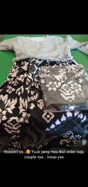 Maura Couple - Sania Ruffle Batik Couple Ori Ndoro Jowi Dnt Garansi Termurah Shopee - Kebaya Couple