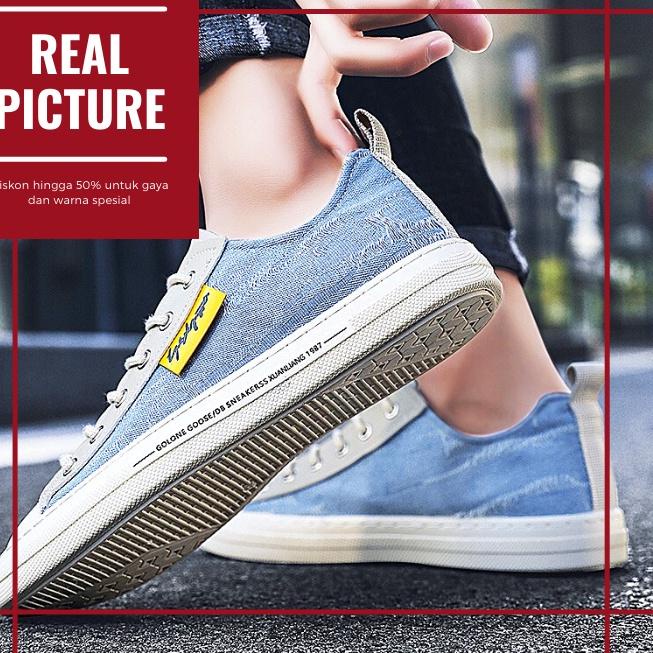 {LAN.28My22ĸ} Sepatu Sneaker Pria Import Sneakers Cowo GOLONE Db-87 Overgrip Cassual Shoes Sneker Ka