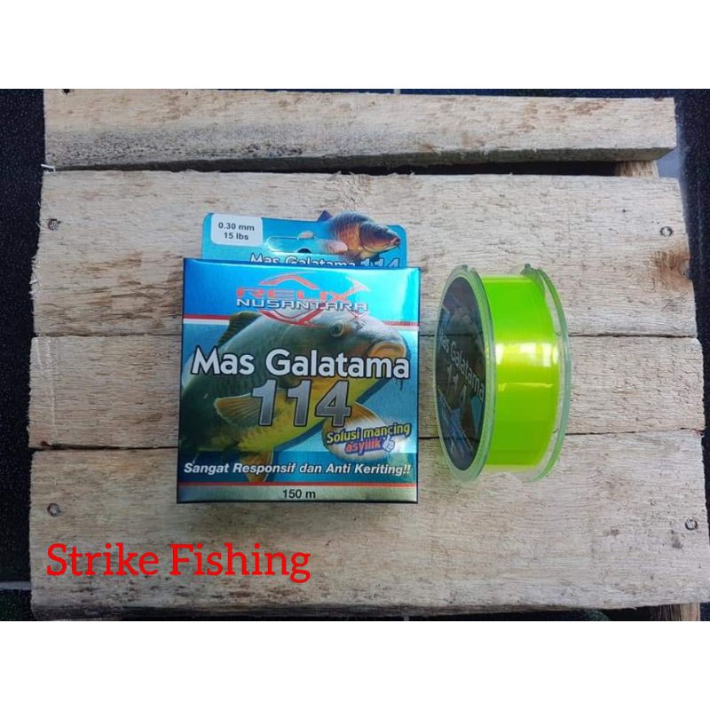 Senar pancing Relix Nusantara Mas Galatama 114 panjang 150 m