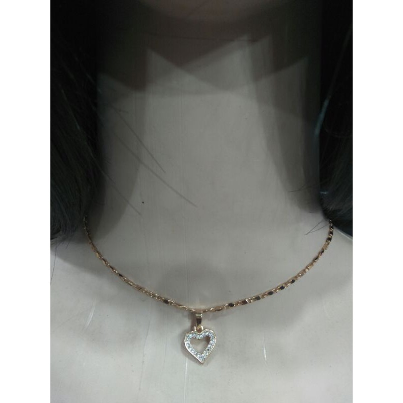 COD - KALUNG LIONTIN TERBARU ANTI KARAT DAN TIDAK LUNTUR/kalung titanium/kalung wanita /liontin