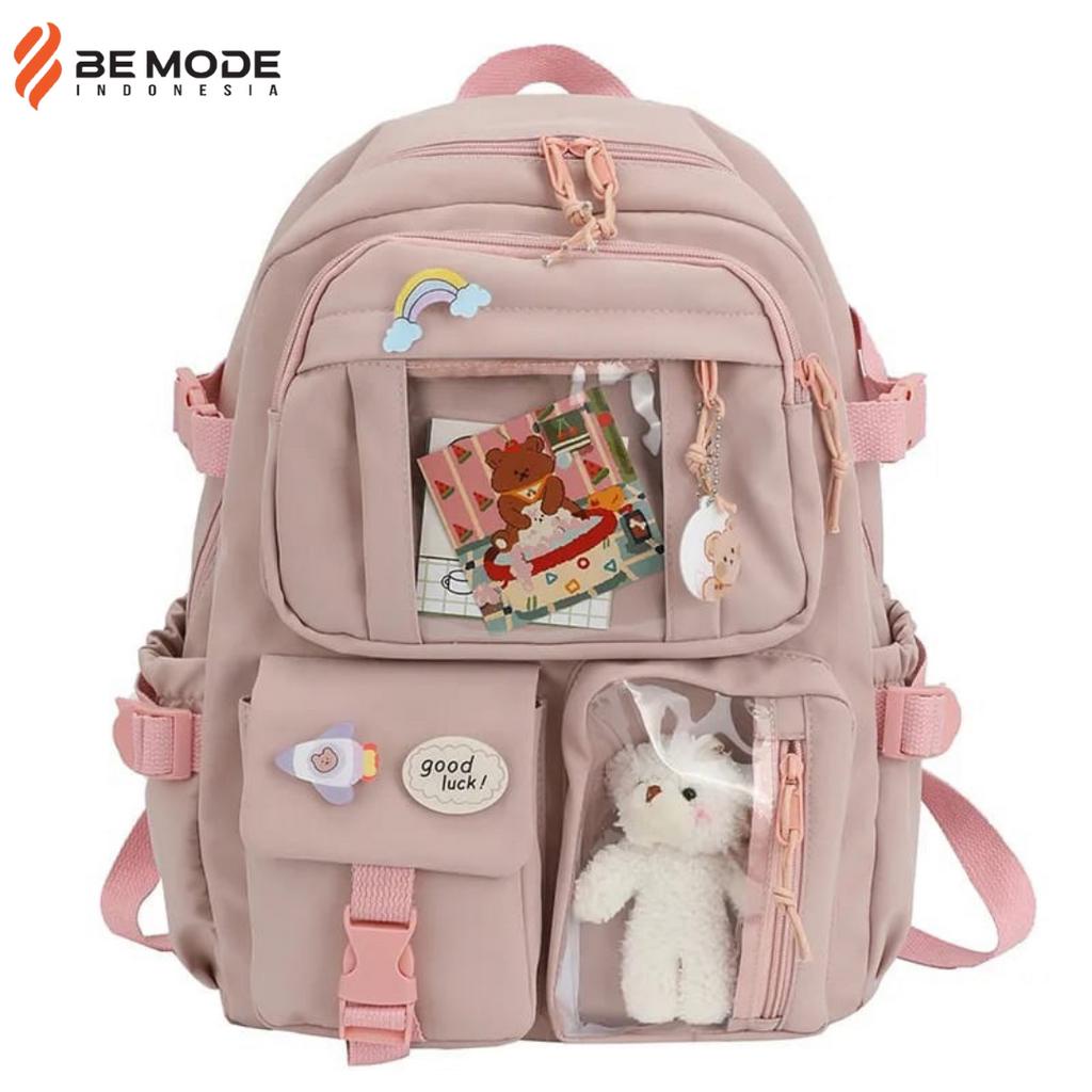 Tas Sekolah Wanita Lucu Imut Backpack Laptop Anti Air - Alma Series - Polo Felix