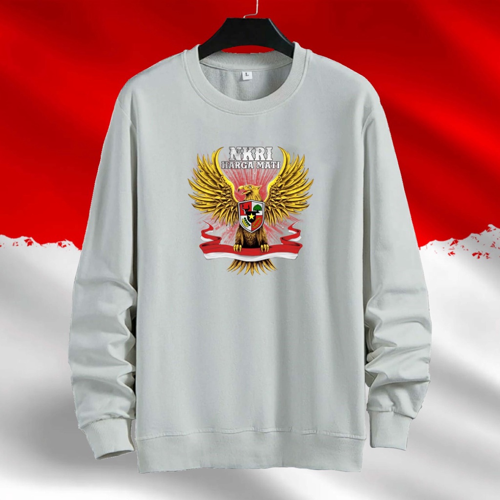 Baju sweater (DTF NKRI) Pria Lengan panjang /Outerwear/Sweater pria/Fashion pria/Sweater Pria Basic Jumper