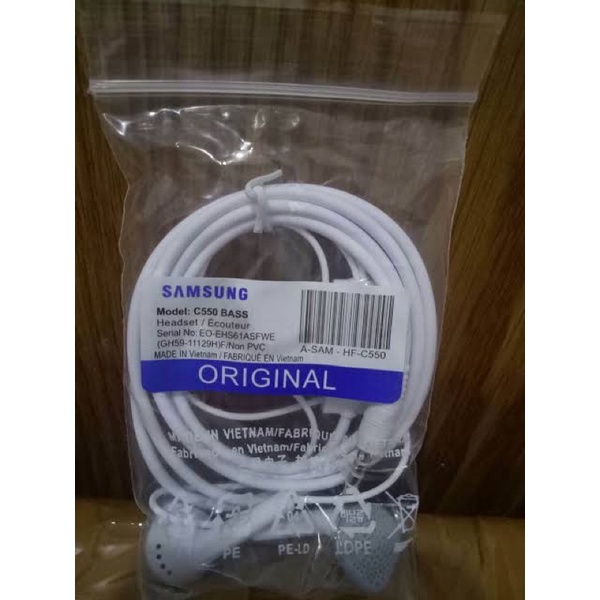 HANDSET HEADSET HANDSFREE HF J1 ACE KUALITAS MANTAP COD