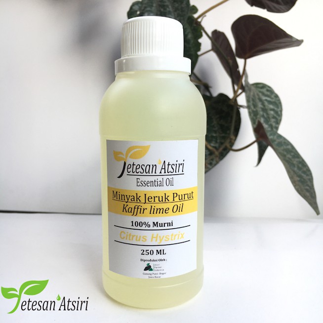 250ml minyak atsiri jeruk purut murni 100% kaffir lime pure essential oil 100% aromatherapy diffuser