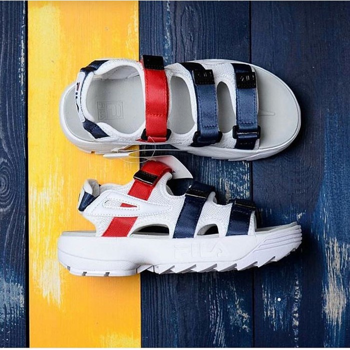 Promo Fila Disruptor Sandals Premium Original / Sandal Santai / Sandal Keren Diskon