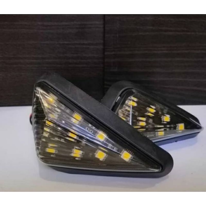 Lampu Sen Tempel Segitiga Universal, Sen Fairing ninja, cbr, gsx, r15