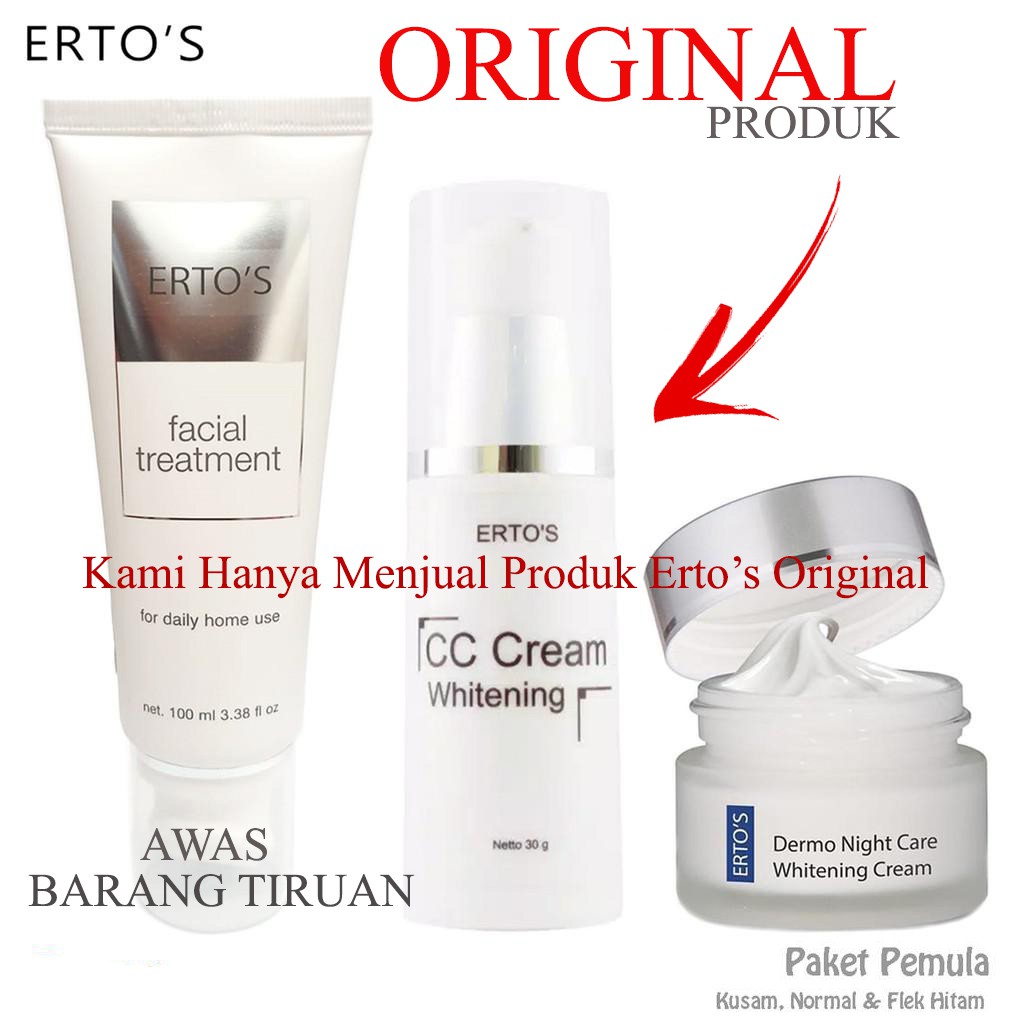 PAKET Kecantikan ERTOS ( Erto's ) Untuk Pemula 100% Original