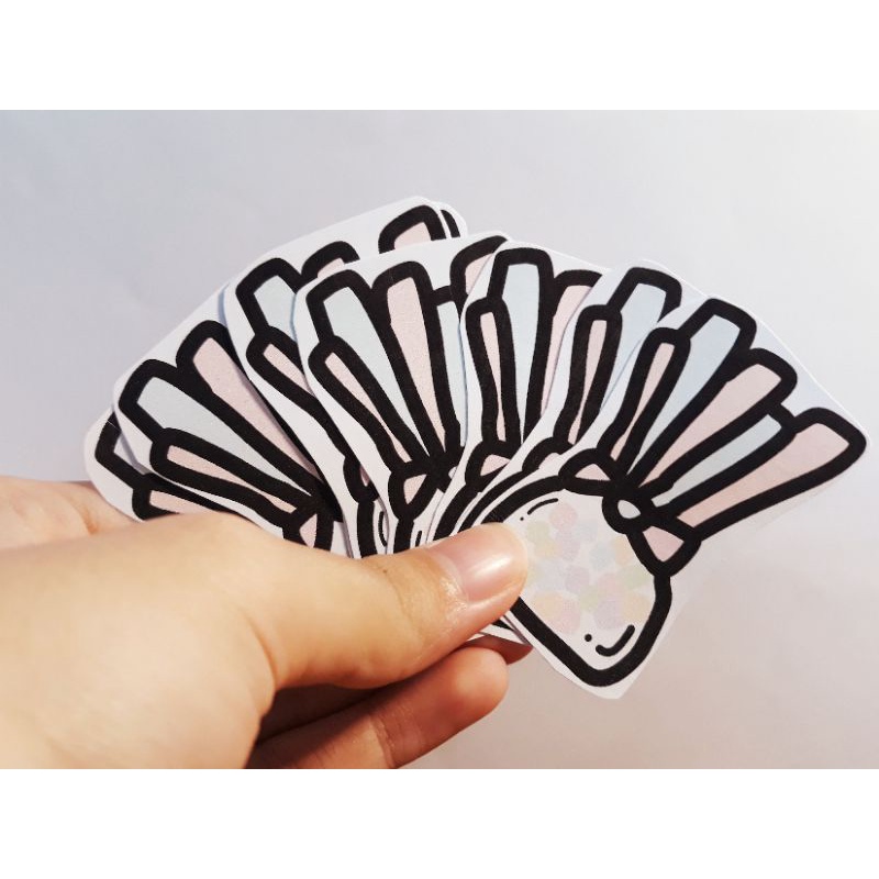 

Warm Hugs-Bag of goodies matte vinyl stickers