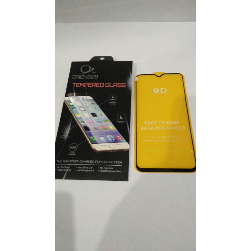 ⭐ Jendela Kosmetik ⭐Tempered Glass Full 5D oppo A7 Anti Gores Kaca Warna Curved 3D Cover Premium Screen Protecto- JK