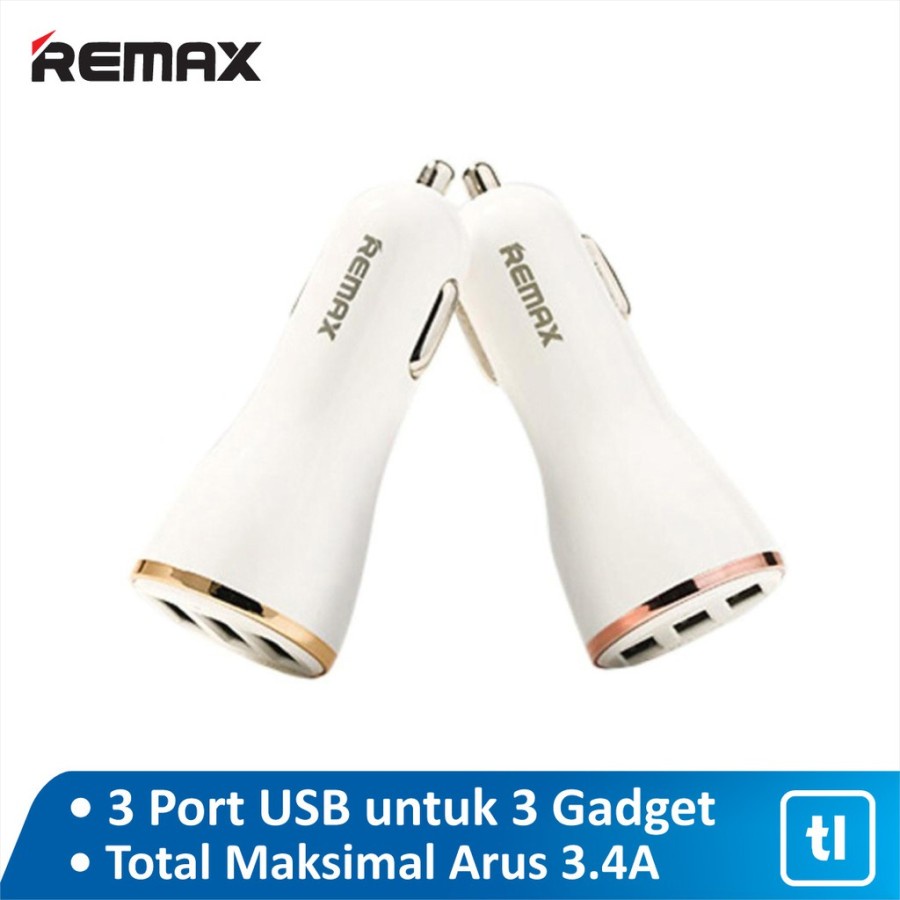 Remax Dolfin 3 Port USB RCC-303 CAR CHARGER