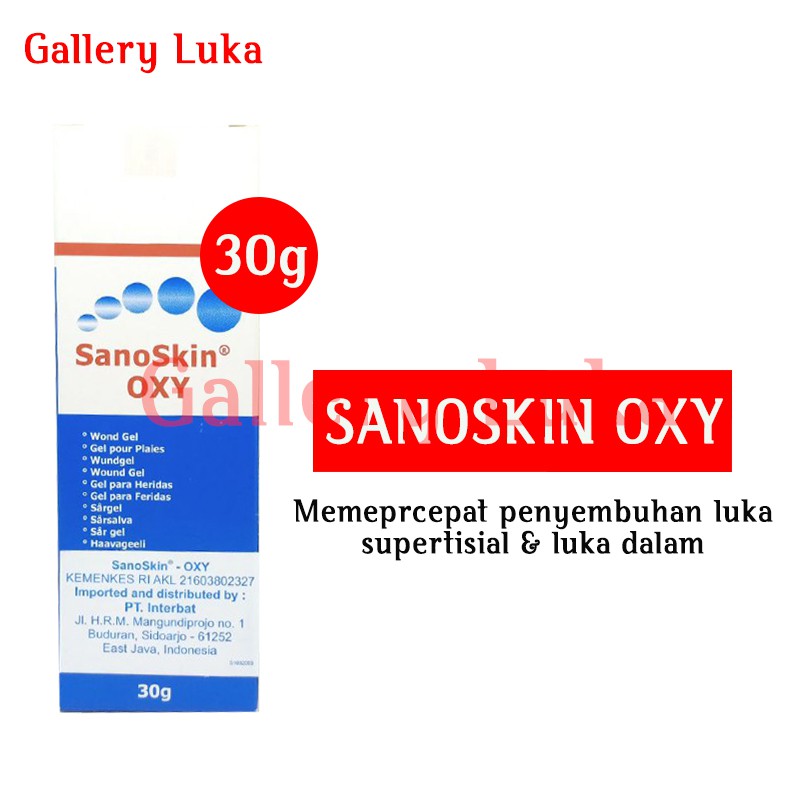 Sanoskin Oxy Gel Salep Luka 30gr