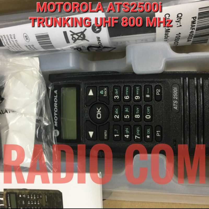 HT MOTOROLA ATS2500i TRUNKING UHF 800 MHz DIGITAL ANALOG HT MOTOROLA ATS 2500i TRUNKING 800MHZ ORIGINAL