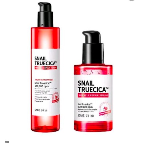 PAKET SNAIL TRUECICA SOME BY MI TONER+SERUM [ SHARE IN BOTTLE ]