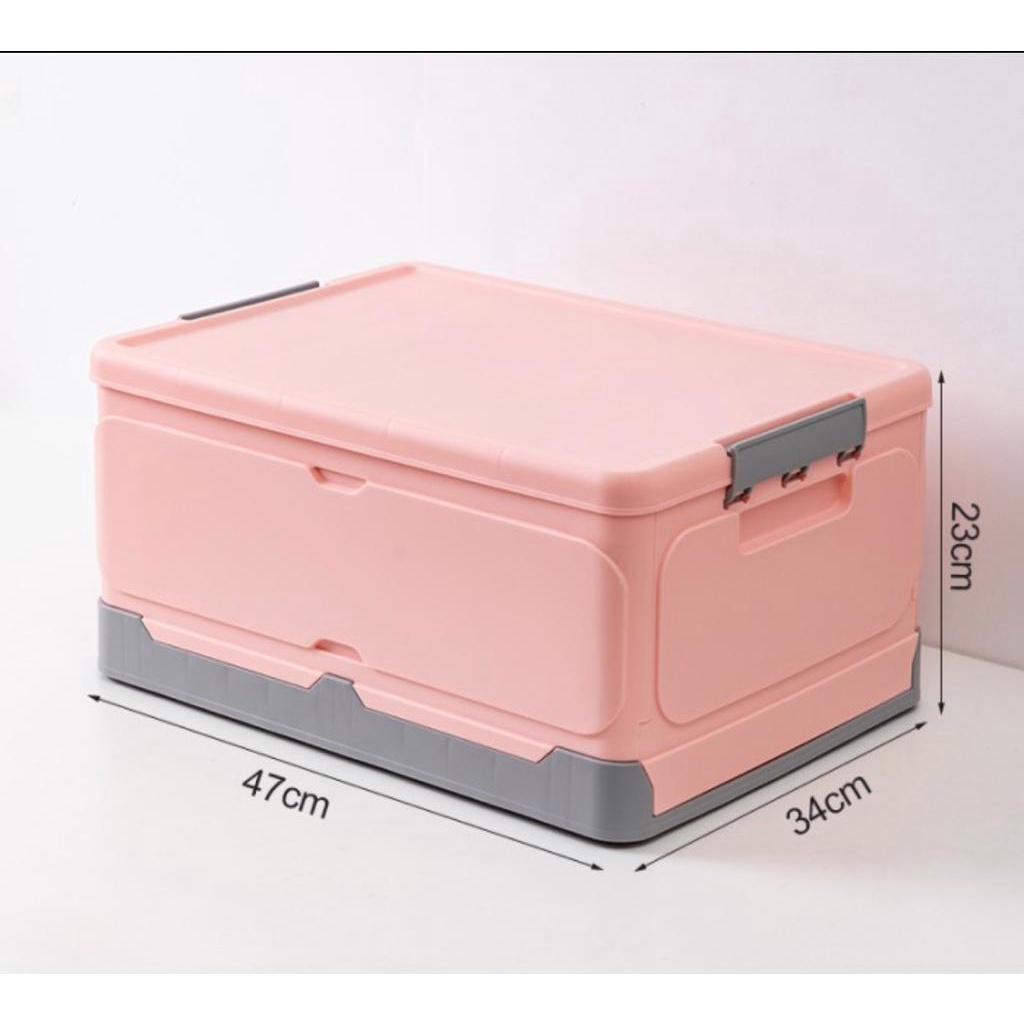 Kontainer Box lipat plastik serbaguna Storage Foldable Container