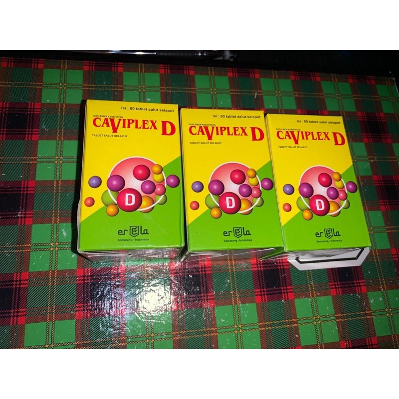 Caviplex D3 1000 IU Botol Isi 60 Tablet - Vitamin D3 1000 IU