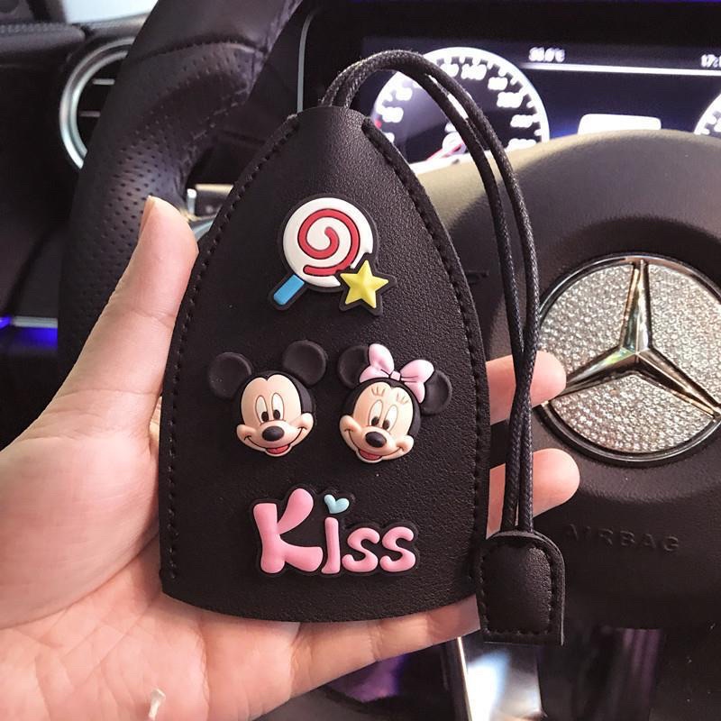 gantungan kunci mobil dompet kunci mobil mickey minnie  gantungan kunci STNK