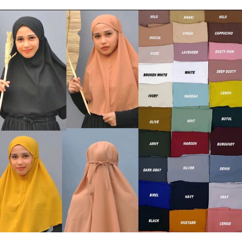 Hijab Bergo Maryam Standart Terbaru