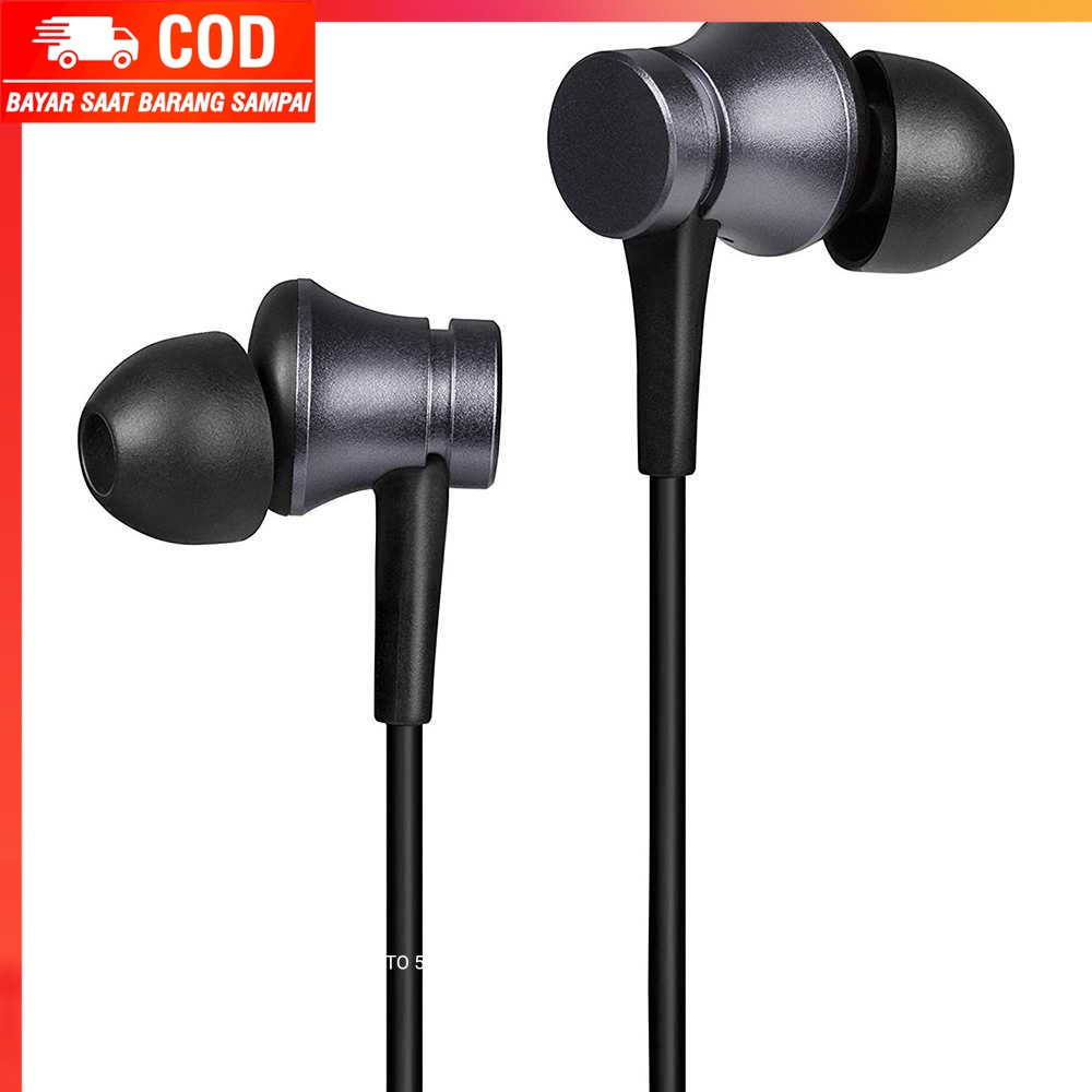 (100% BARANG ORI) Xiaomi Mi Basic Earphone Ultra Deep Bass with Mic (Replika 1;1)