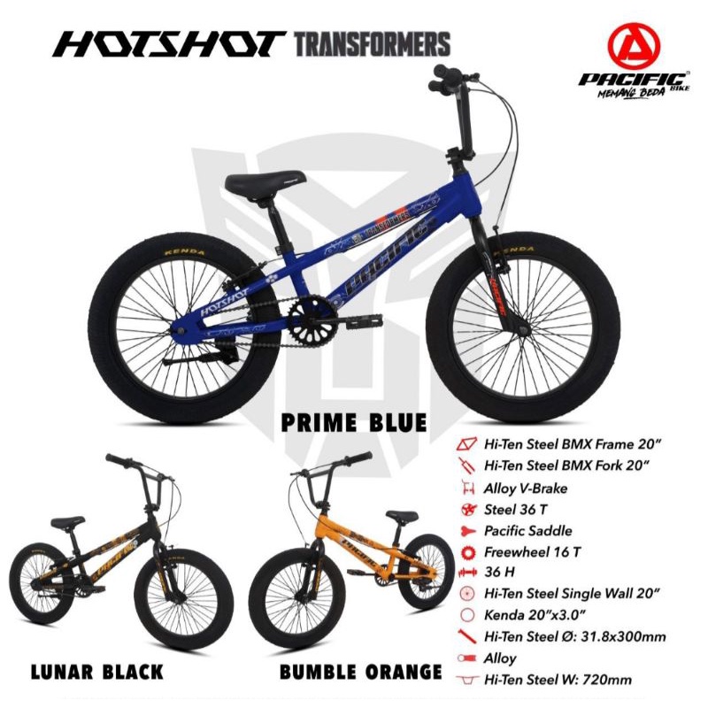 Sepeda Anak BMX 20 inch Pacific Transformer HOTSHOT 3.0