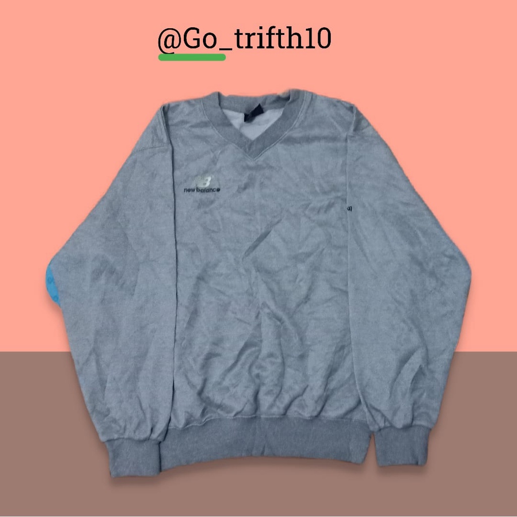 Sweater_Crewnack_NewBalance_Secondbrand_Original_TrifthingMurah